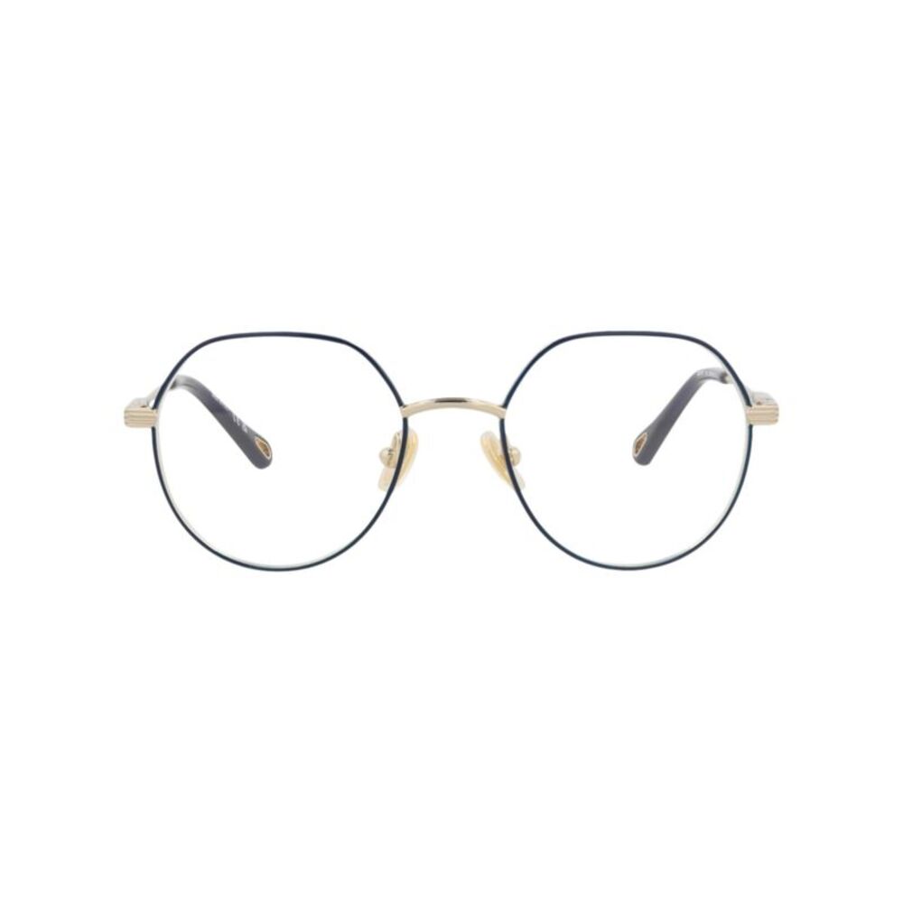 Chloé Round-Frame Metal Optical Frames Gold Womens